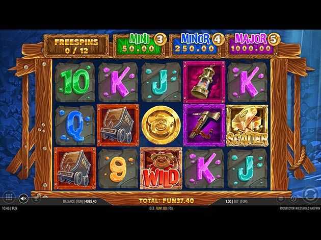 Play Prospector Wilds Hold and Win by Ct Gaming