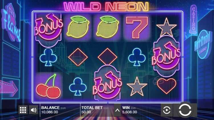 Play Wild Neon by Push Gaming