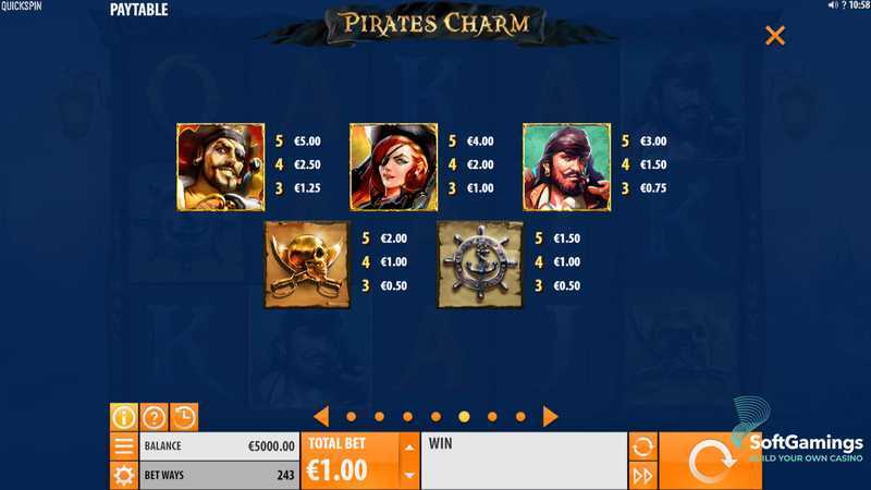 Play Pirates Charm by Quickspin