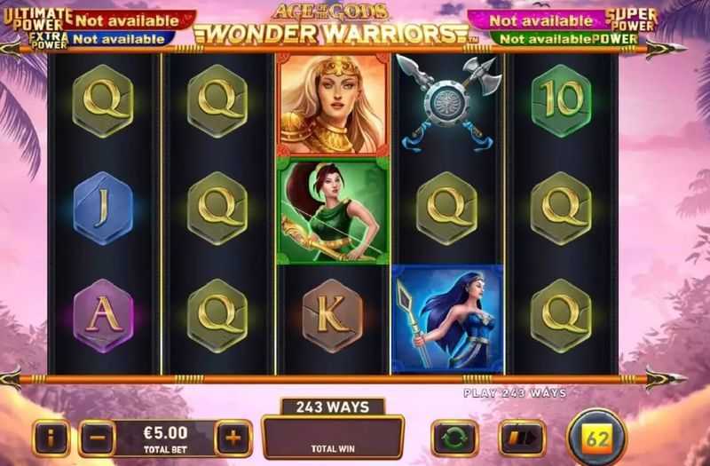 Play Age Of The Gods Wonder Warriors by Rarestone Gaming
