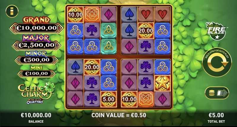Play Fire Blaze Quattro: Celtic Charm by Rarestone Gaming