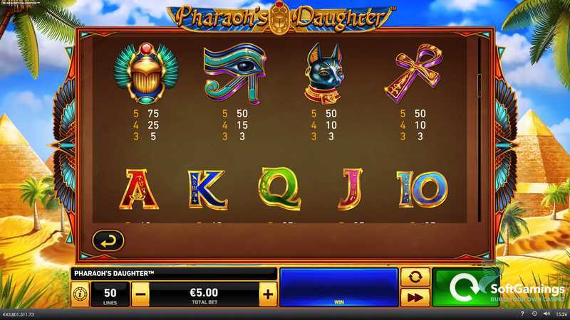 Play Pharaoh’s Daughter by Rarestone Gaming
