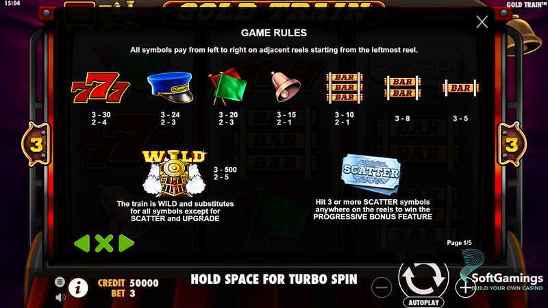 Play Gold Train by Ready Play Gaming