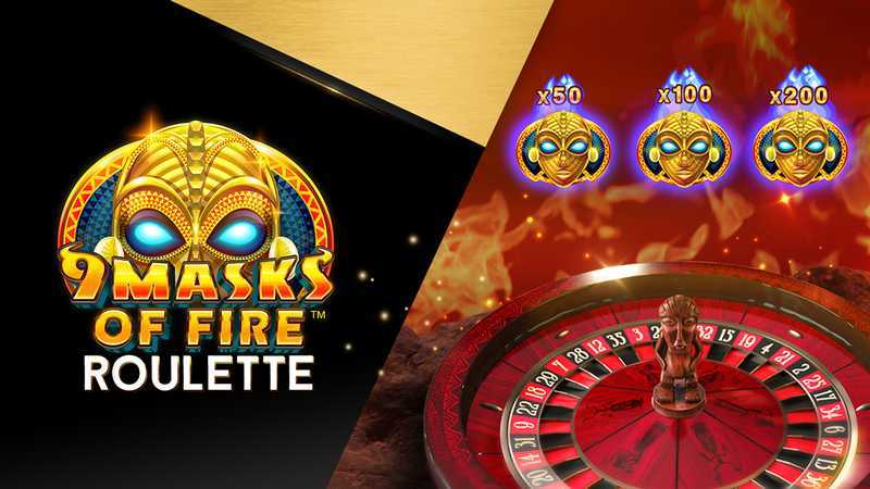 Play 9 Masks of Fire Roulette by Real Dealer Studios