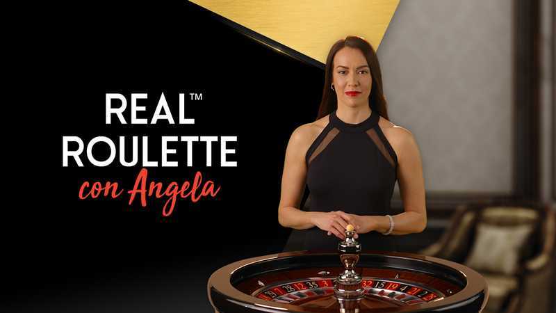 Play Real Roulette con Angela by Real Dealer Studios