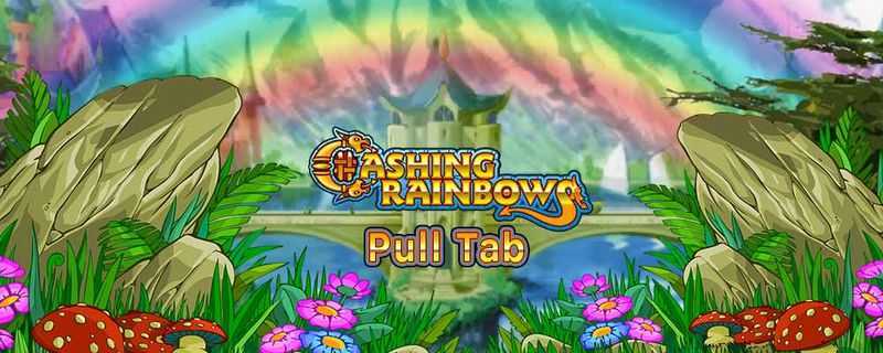 Slot Cashing Rainbows Pull Tab