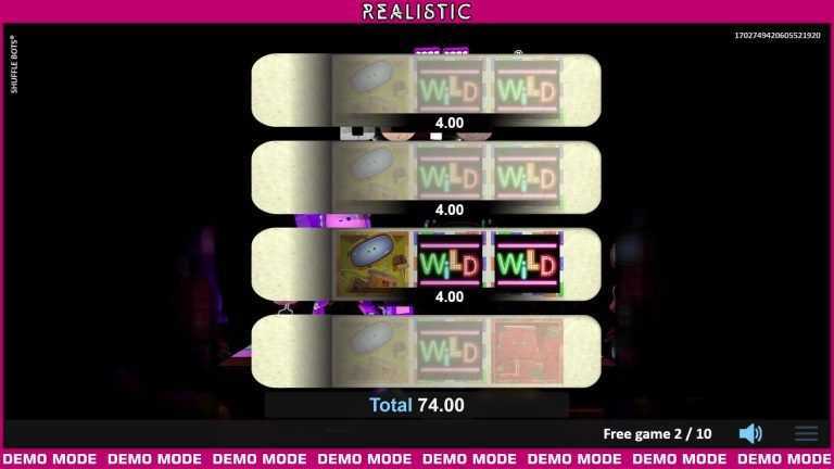 Play Shuffle Bots Pull Tab by Realistic
