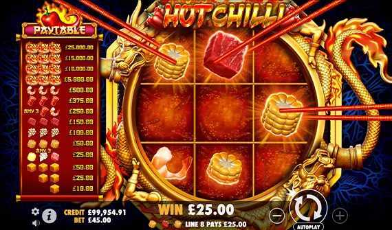 Play Chilli Hot 5 by Redstone