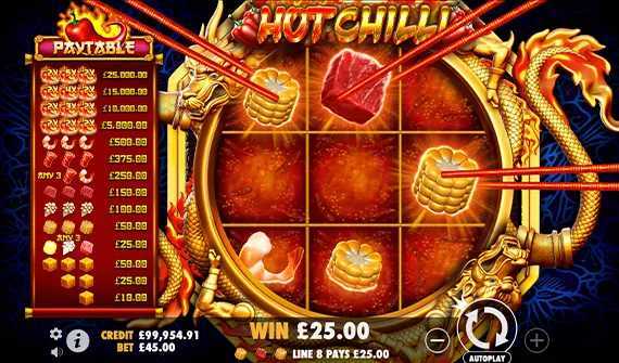 Play Chilli Hot 5 by Redstone