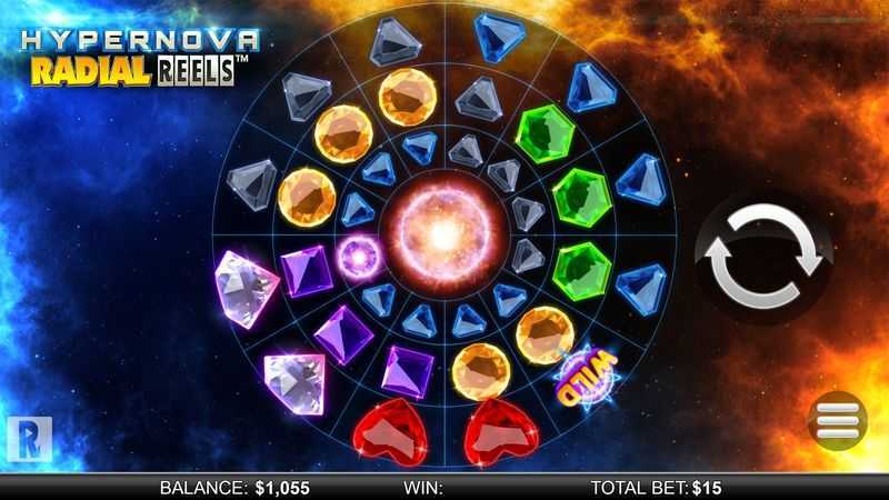 Play Hypernova Radial Reels by Reel Play