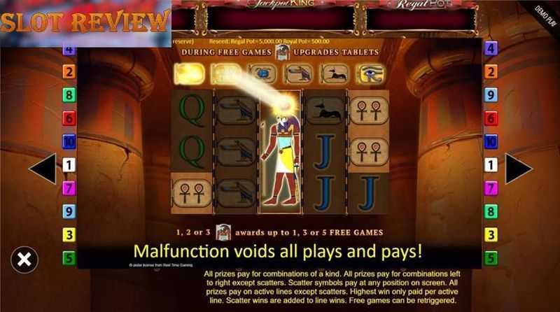 Play Eye of Horus Fortune Play by Reel Time Gaming