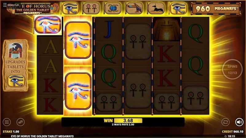 Play Eye Of Horus The Golden Tablet Megaways by Reel Time Gaming