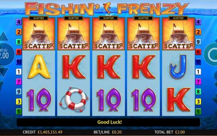 Slot Fishin Frenzy Multi