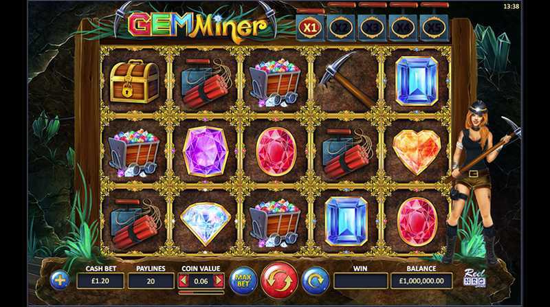 Play Gem Miner by Reelnrg