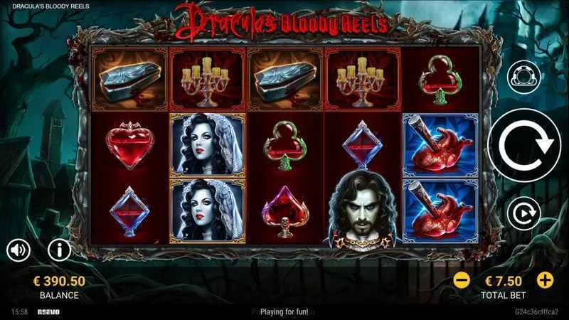 Play Dracula's Bloody Reels by Reevo – Discover an Adventure in the Casino Game World Online 