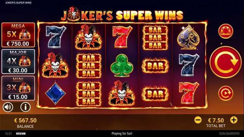 Play Joker's Super Wins by Reevo