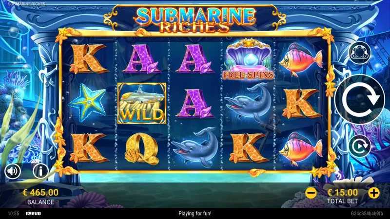 Play Submarine Riches by Reevo