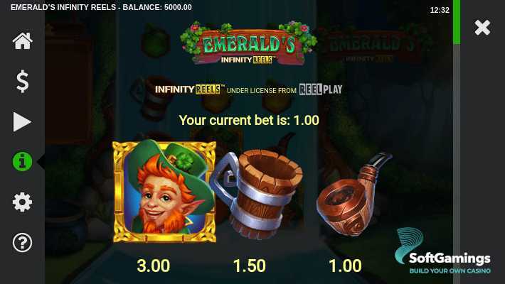 Slot Emerald's Infinity Reels