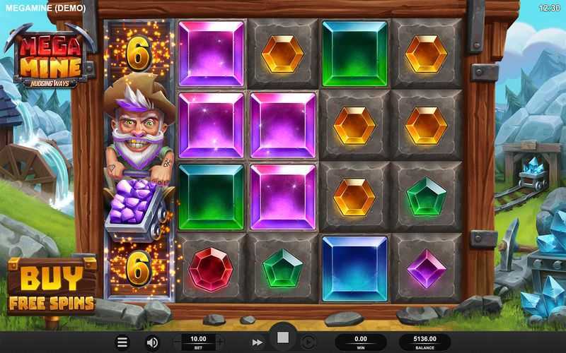 Play Mega Mine Nudging Ways by Relax Gaming