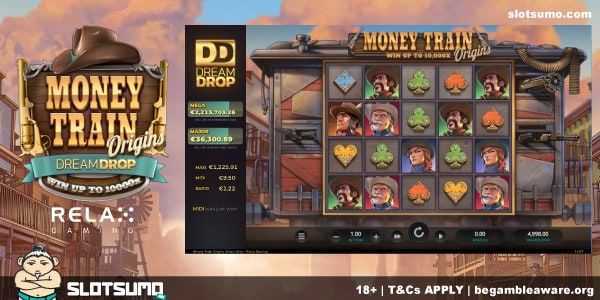 Play Money Train Origins Dream Drop by Relax Gaming