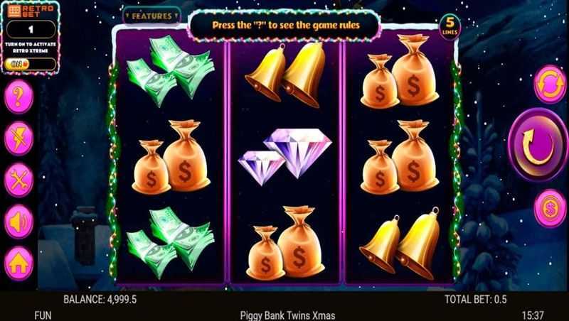 Slot Piggy Bank Twins