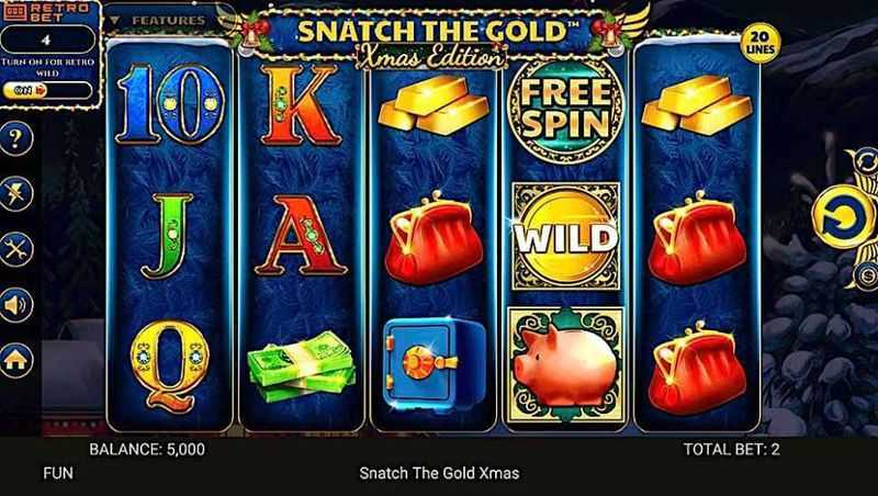 Play Snatch The Gold Xmas Edition by Retro Gaming