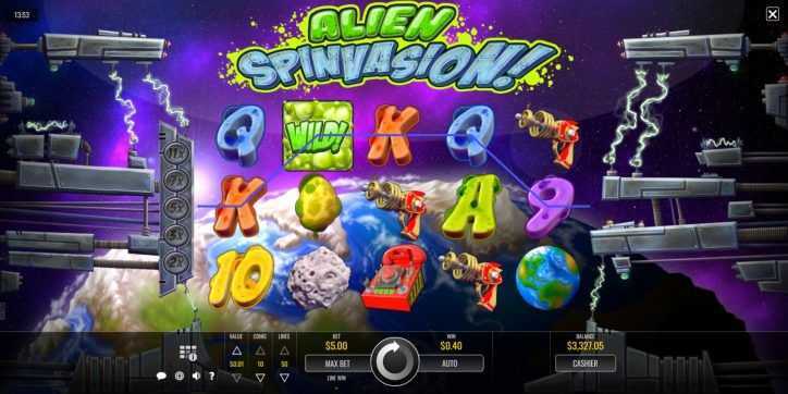 Play Alien Spinvasion! by Rival Gaming