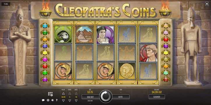 Play Cleopatra's Coins by Rival Gaming