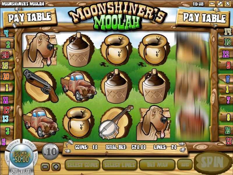 Play Moonshiners Moolah by Rival Gaming