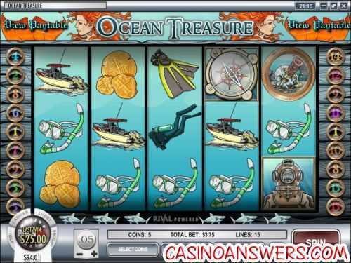 Play Ocean Treasure by Rival Gaming