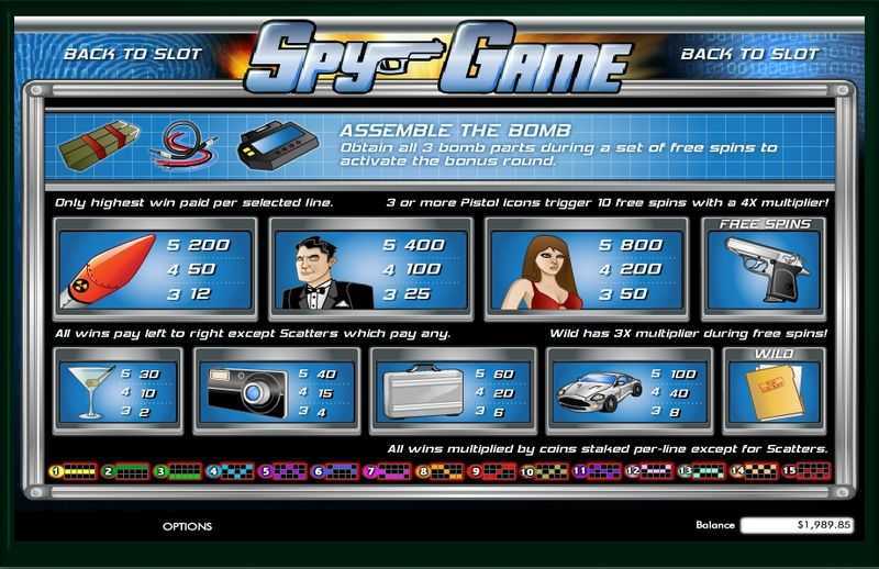 Play Spy Game by Rival Gaming