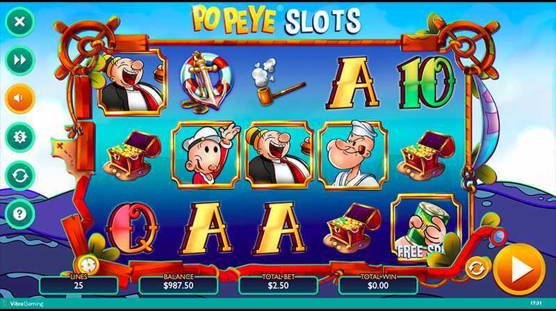 Play Popeye by Royal Slot Gaming