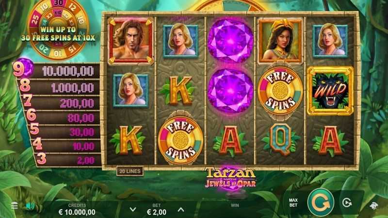 Play Tar Zan by Royal Slot Gaming