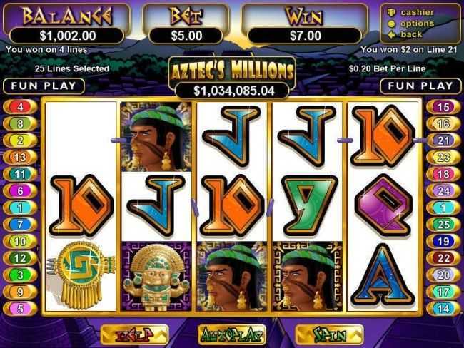 Play Aztecs Million by Rtg