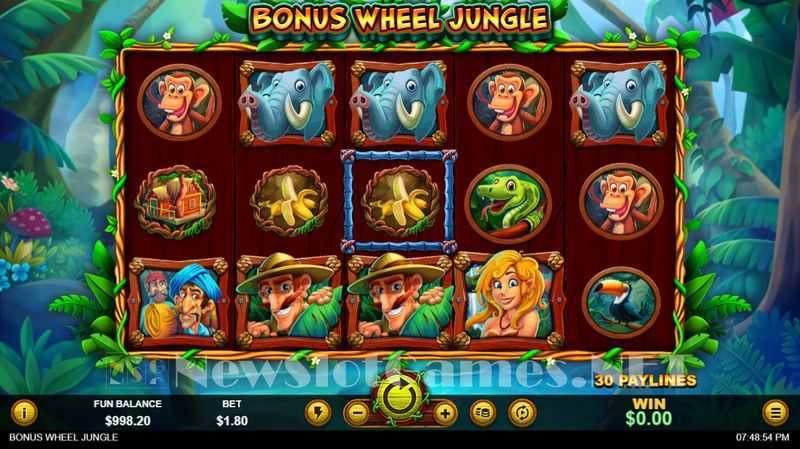 Play Bonus Wheel Jungle by Rtg