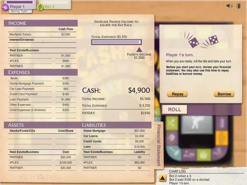 Play Cash Flow by Saucify