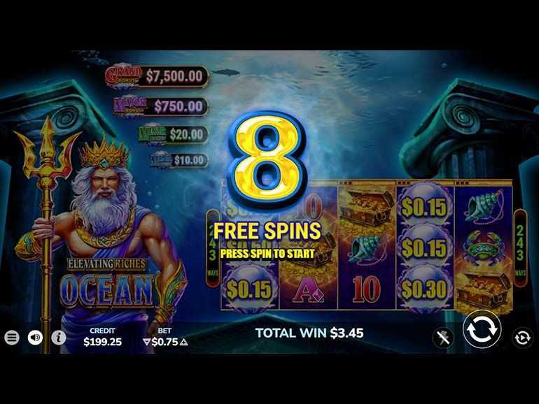 Play Elevating Riches – Ocean by Sega Sammy