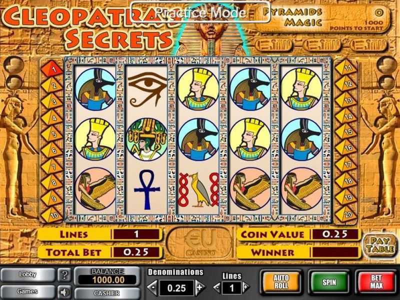 Play Cleopatra's Secrets by Skillonnet