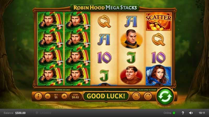 Play Robin Hood Mega Stacks by Skywind Group