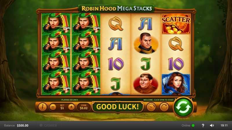 Slot Robin Hood Mega Stacks