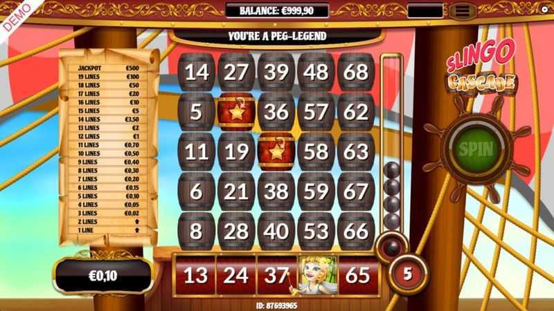 Slingo Pirate's Treasure Slingo Pirate's Treasure