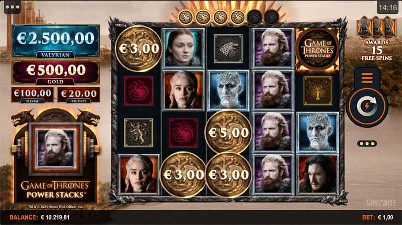 Play Game of Thrones Power Stacks by Slingshot Studios