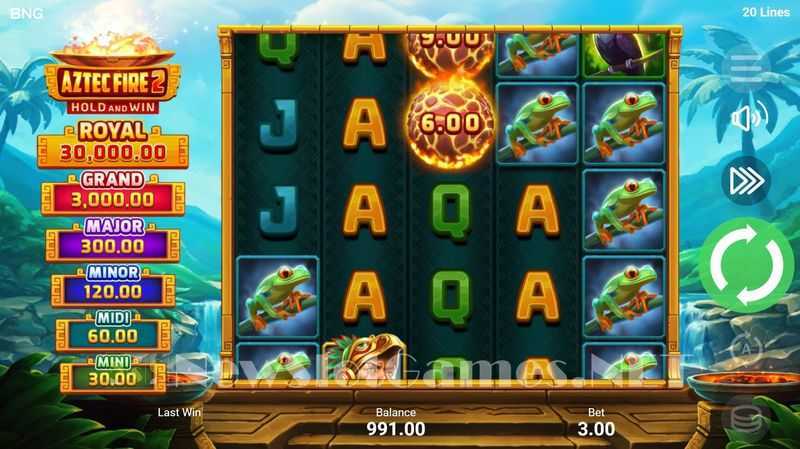 Play Aztec Flame by Slot Factory