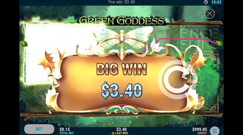 Play Green Goddess by Slot Factory