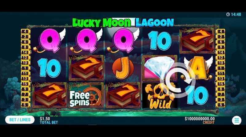 Play Lucky Moon Lagoon by Slot Factory