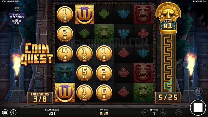 Play Coin Quest by Slotmill