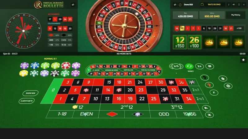 Play Virtual Burning Roulette by Smartsoft Gaming