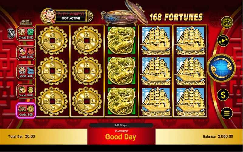 Play 168 Fortunes by Spadegaming