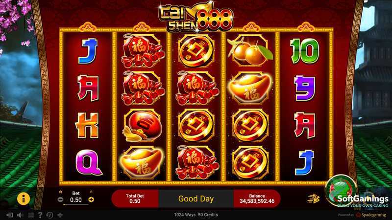 Play Cai Shen 888 by Spadegaming