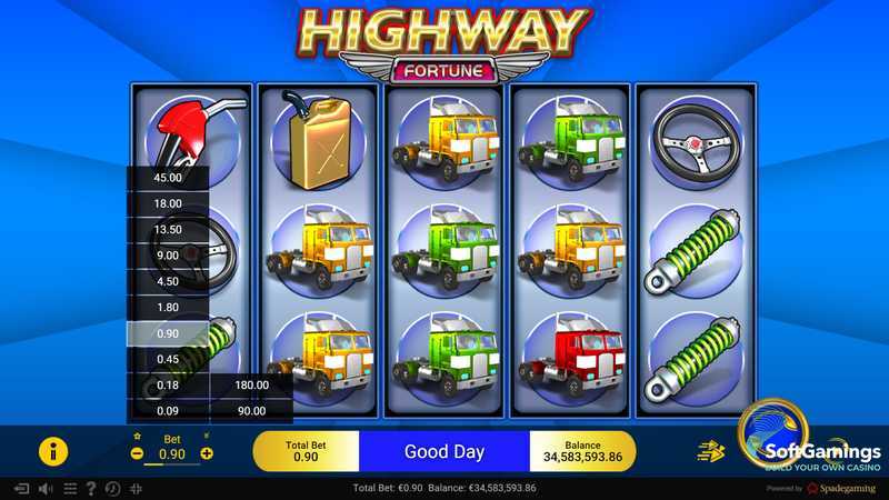 Play Highway Fortune by Spadegaming